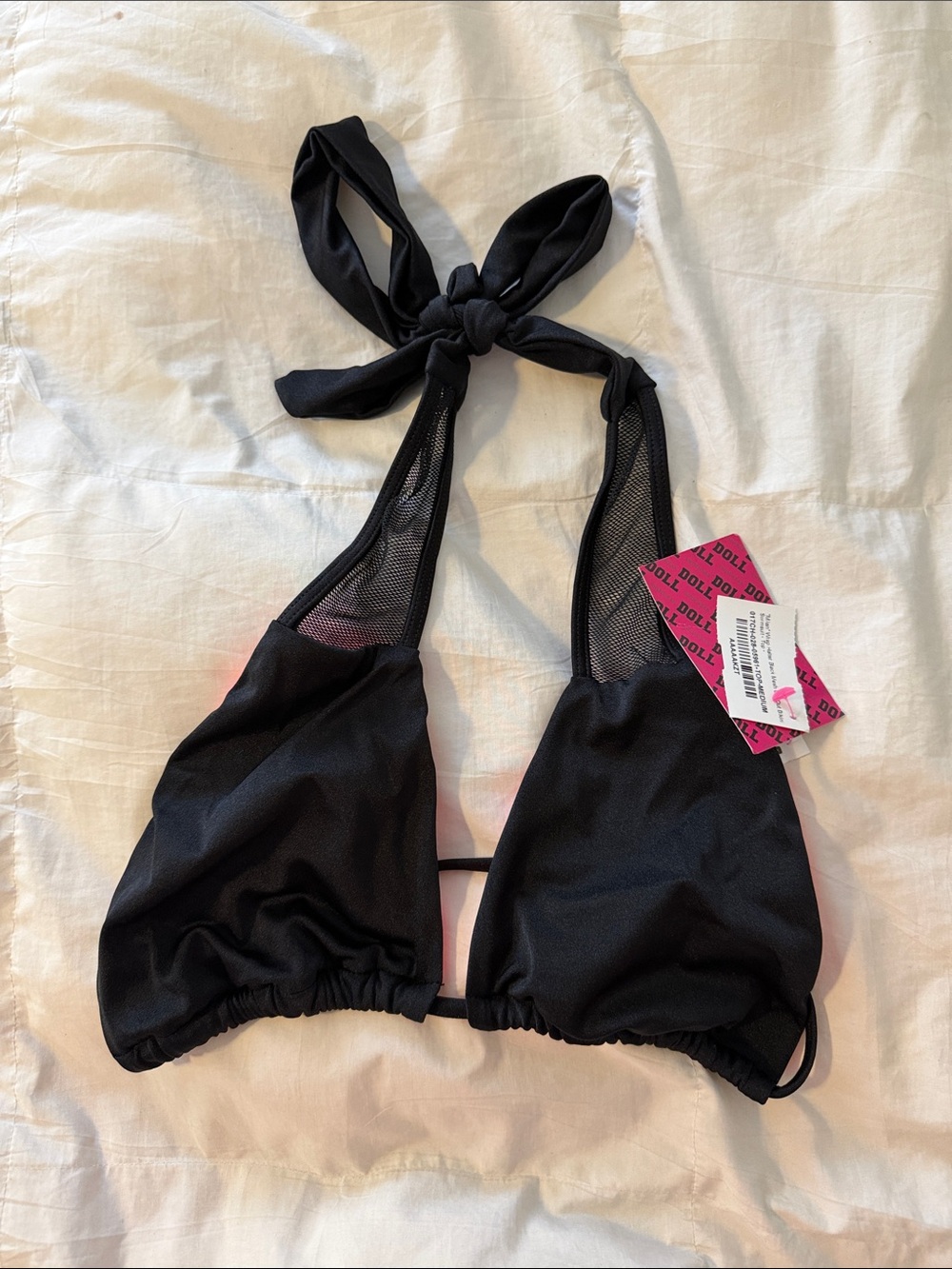 DOLL Swimwear “Milan” Wrap Halter Bikini Top – Size Medium